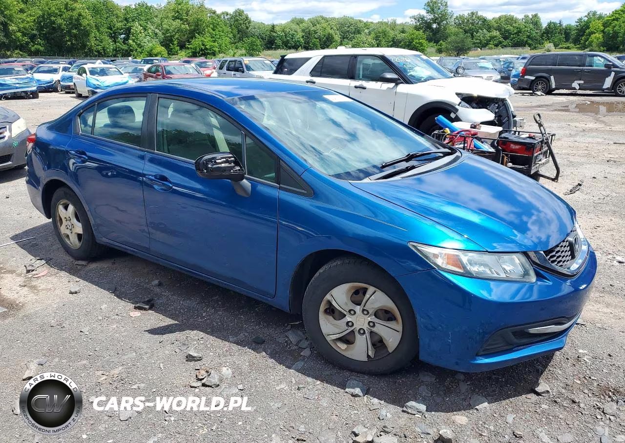 2014 Honda Civic Lx VIN:2HGFB2F57EH558516 - 4