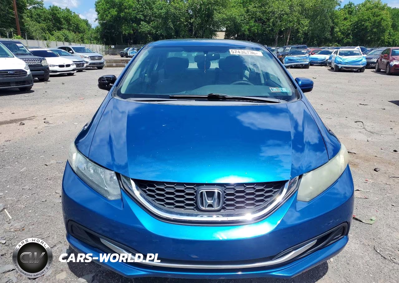 2014 Honda Civic Lx VIN:2HGFB2F57EH558516 - 5