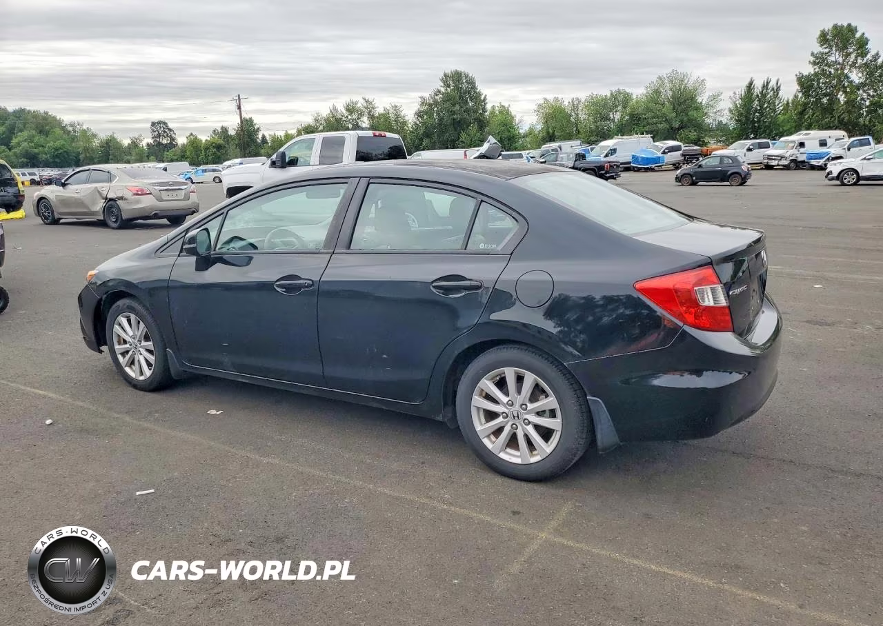 2012 Honda Civic Exl VIN:2HGFB2F92CH595117 - 2