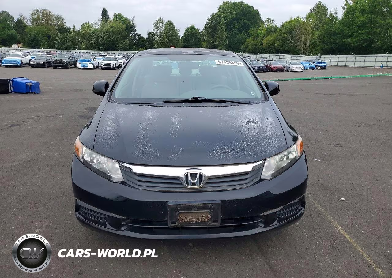2012 Honda Civic Exl VIN:2HGFB2F92CH595117 - 5