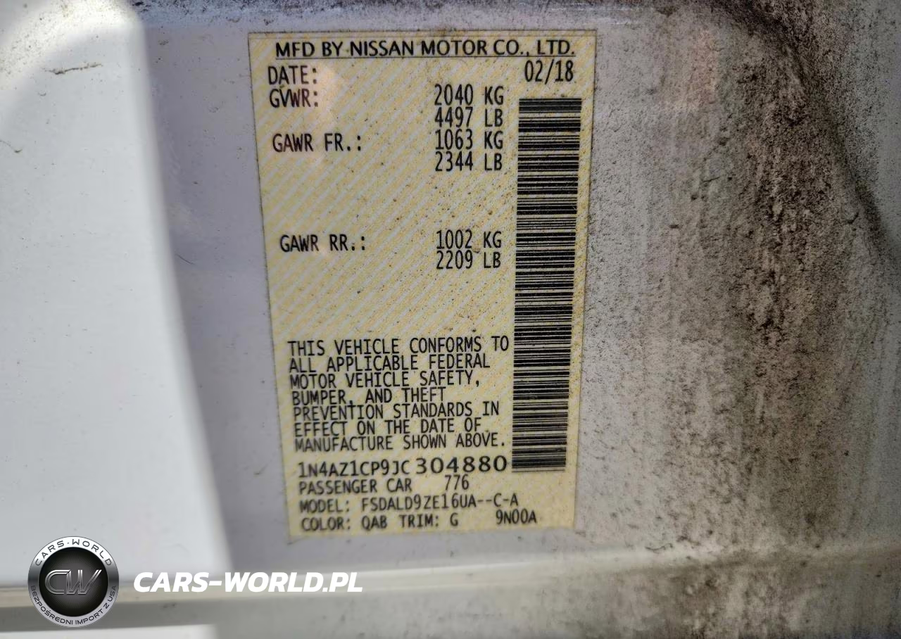 2018 Nissan Leaf Sv VIN:1N4AZ1CP9JC304880 - 12