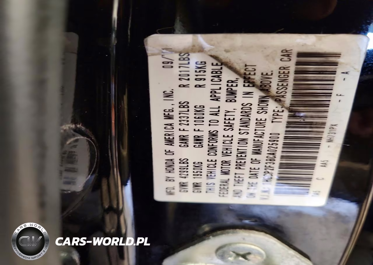 2012 Honda Accord Lx VIN:1HGCP2F38CA025900 - 13