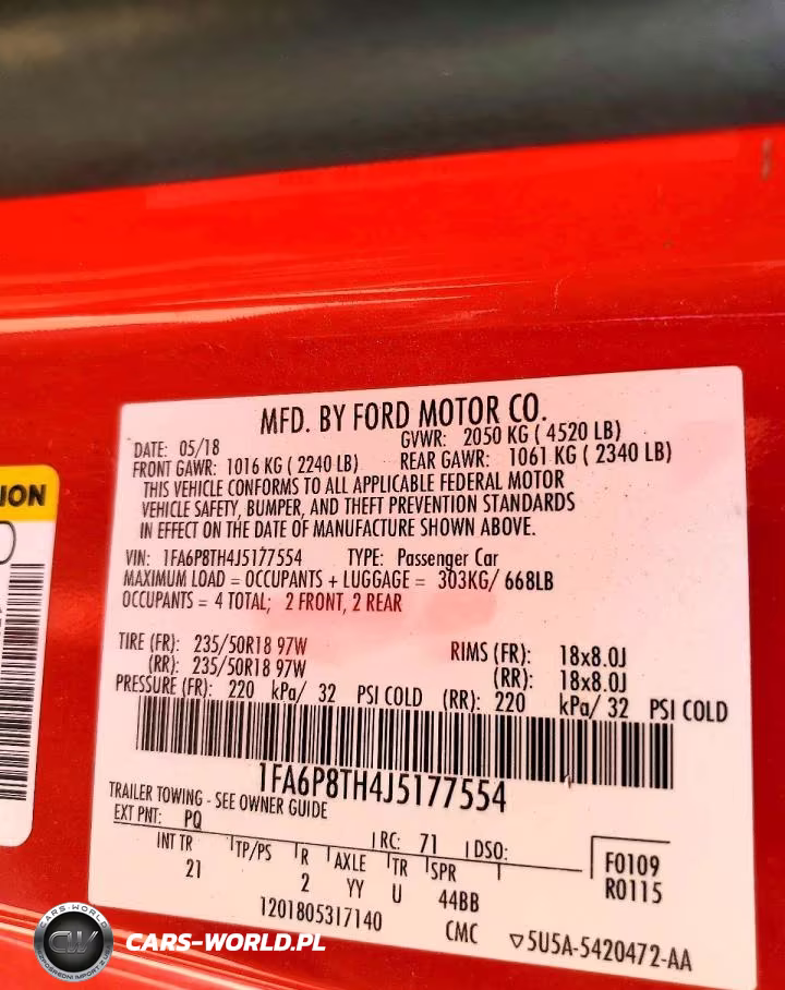 2018 Ford Mustang VIN:1FA6P8TH4J5177554 - 12