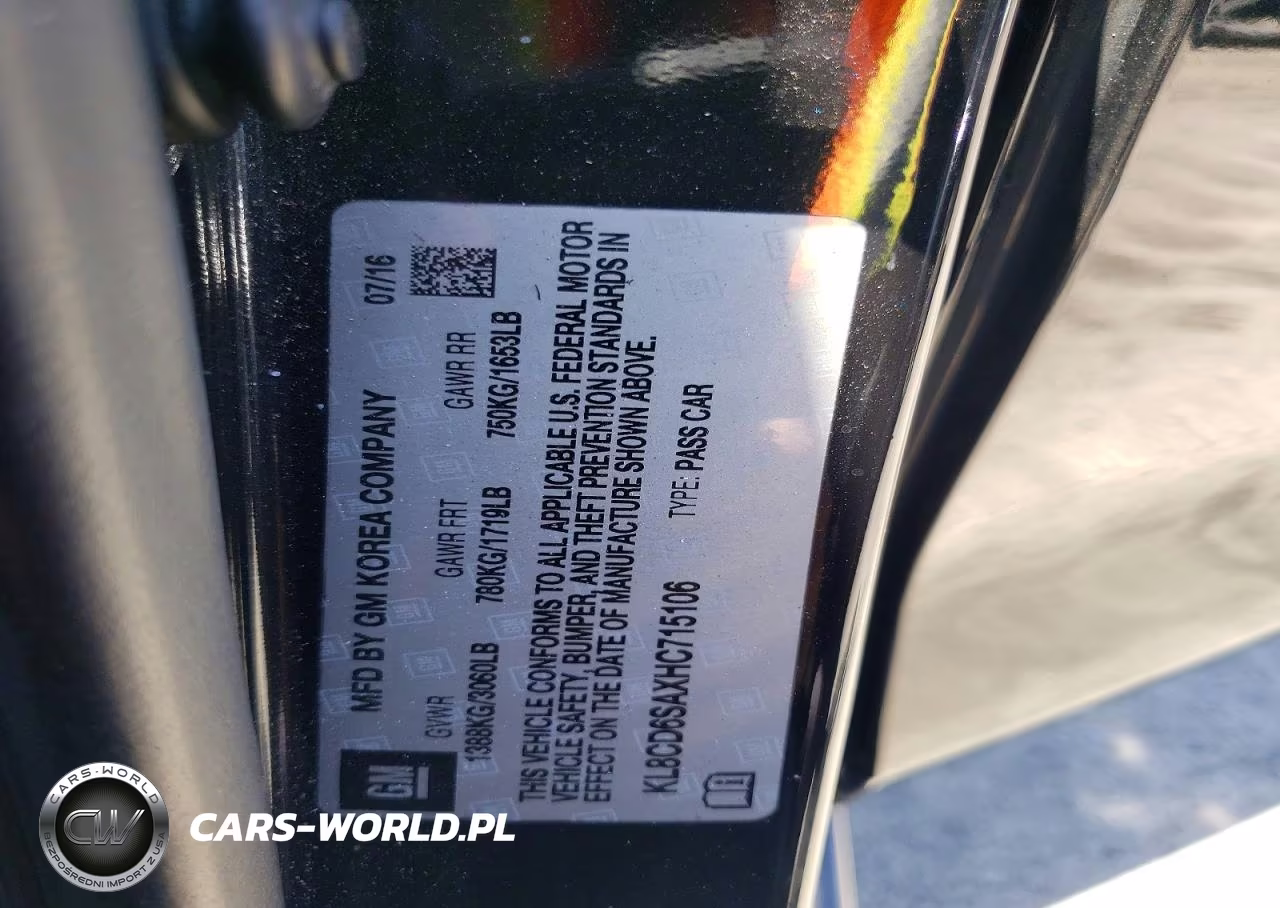 2017 Chevrolet Spark 1Lt VIN:KL8CD6SAXHC715106 - 12
