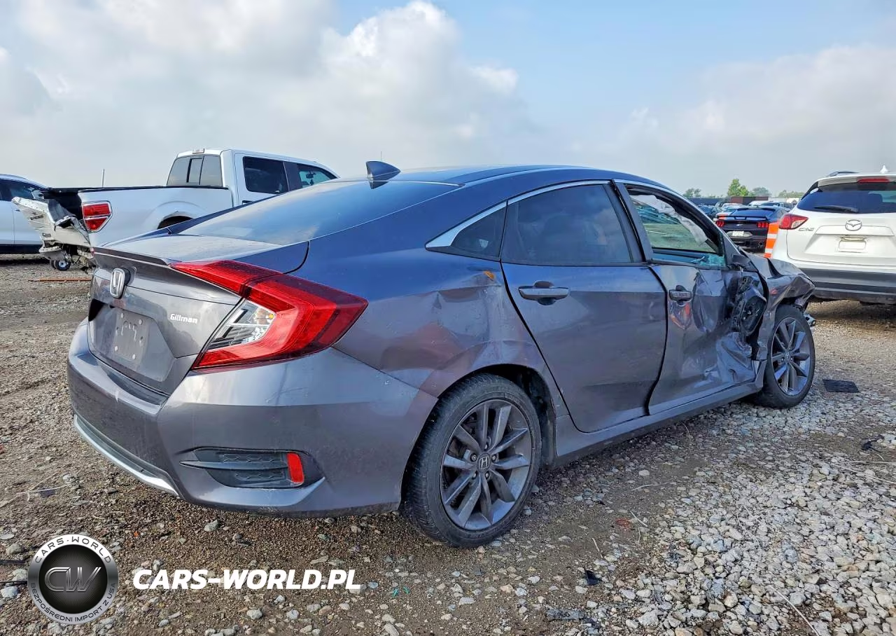 2020 Honda Civic Exl VIN:19XFC1F74LE010019 - 3