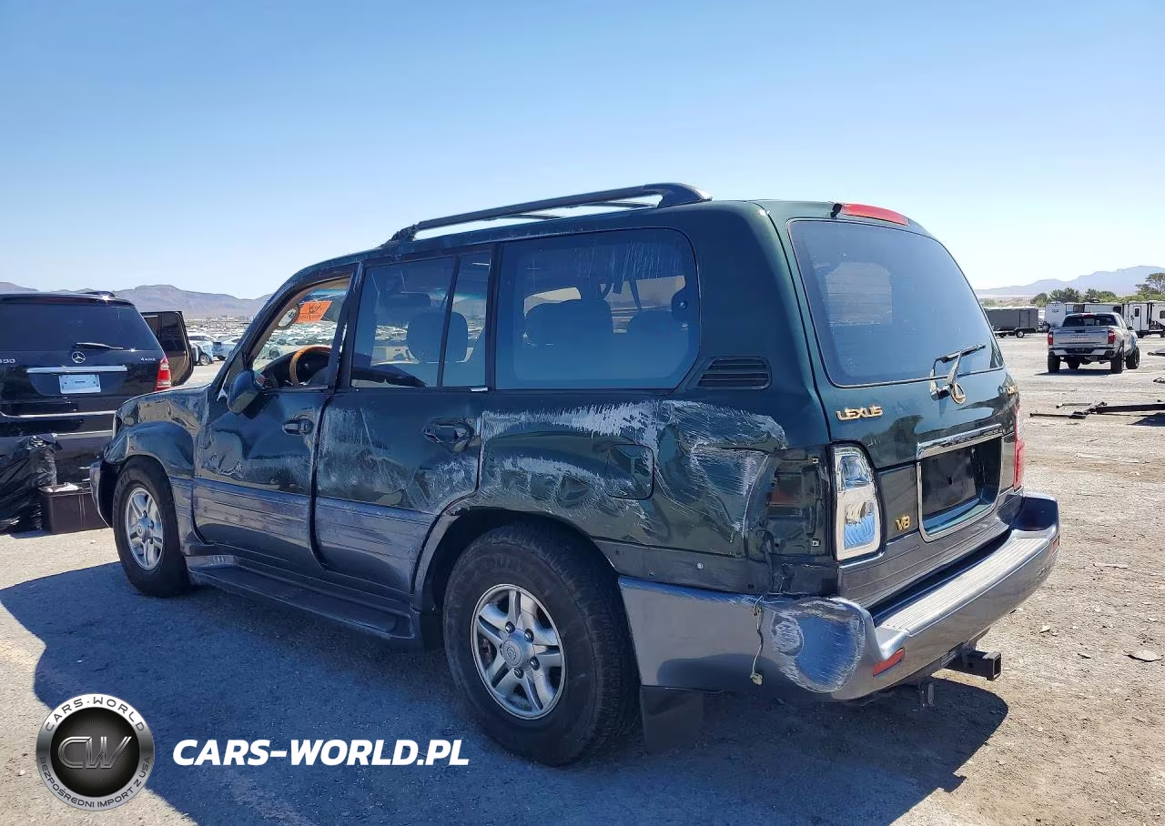 2000 Lexus Lx 470 VIN:JT6HT00W3Y0106704 - 2