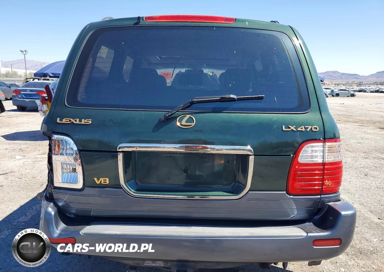 2000 Lexus Lx 470 VIN:JT6HT00W3Y0106704 - 6