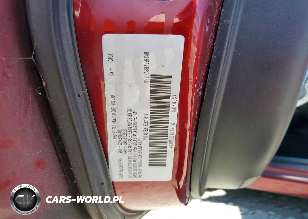 2009 Subaru Legacy 2.5I VIN:4S3BL616096217810 - 12