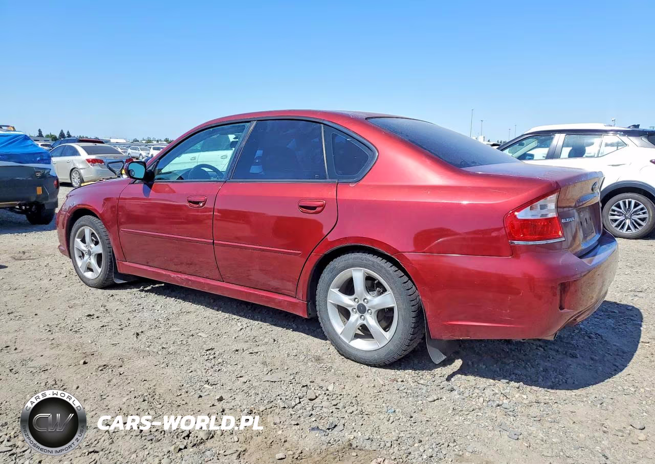 2009 Subaru Legacy 2.5I VIN:4S3BL616096217810 - 2