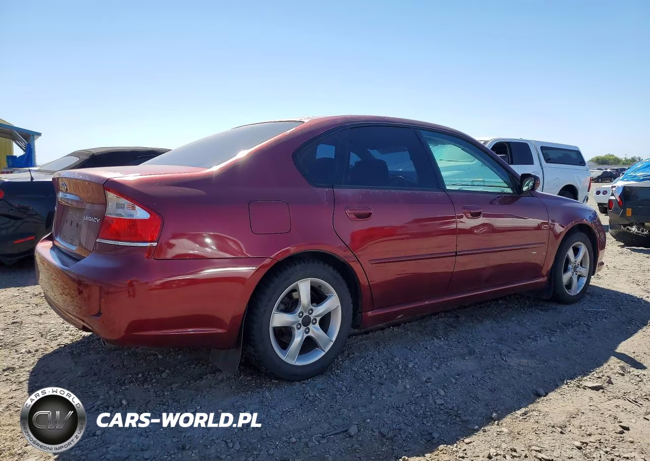 2009 Subaru Legacy 2.5I VIN:4S3BL616096217810 - 3