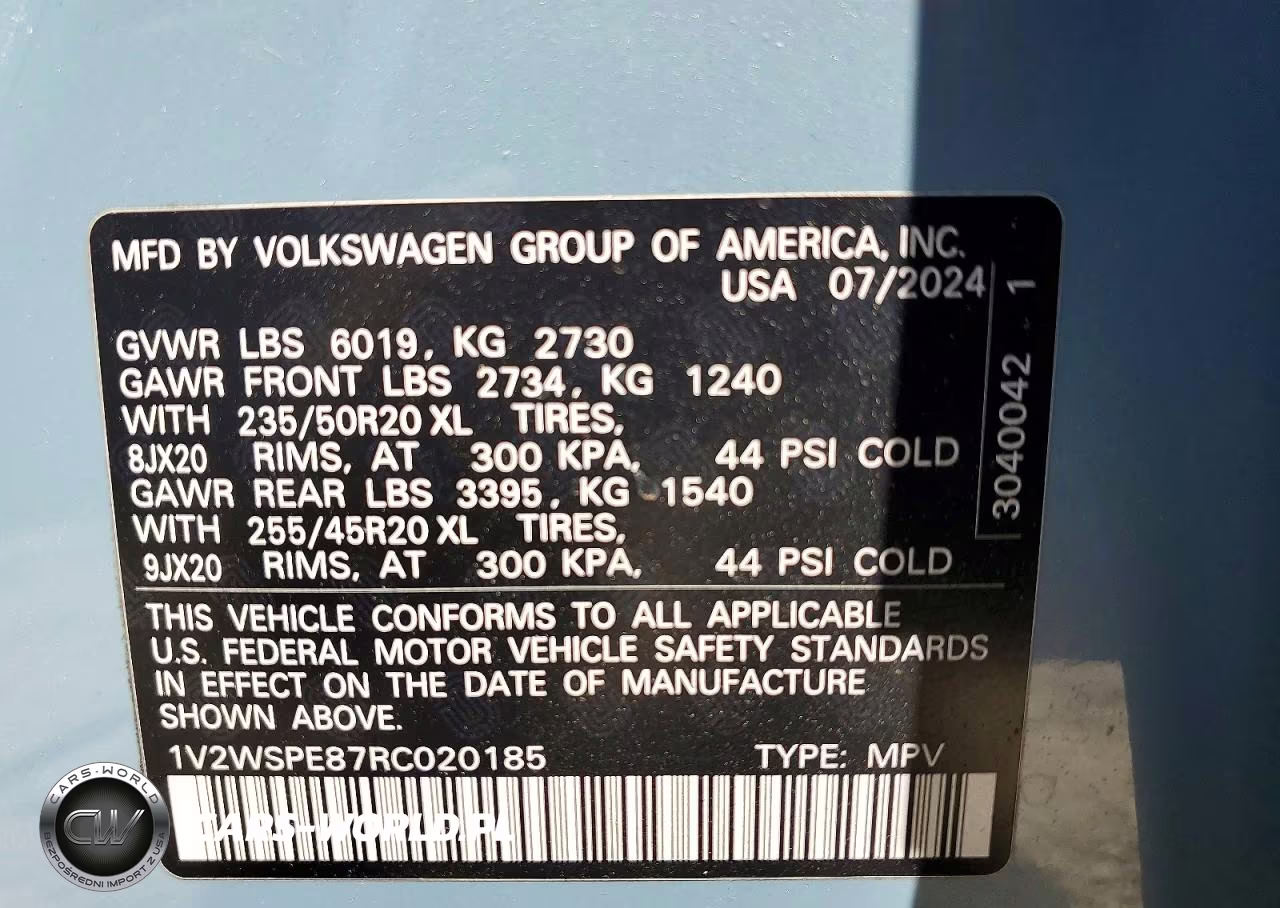 2024 Volkswagen Id.4 Pro S VIN:1V2WSPE87RC020185 - 13