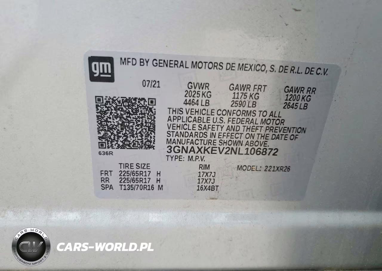 2022 Chevrolet Equinox Lt VIN:3GNAXKEV2NL106872 - 12