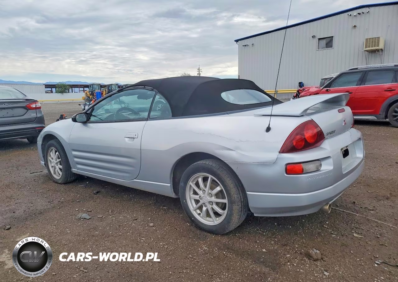 2001 Mitsubishi Eclipse Spyder Gs VIN:4A3AE45G21E142497 - 2