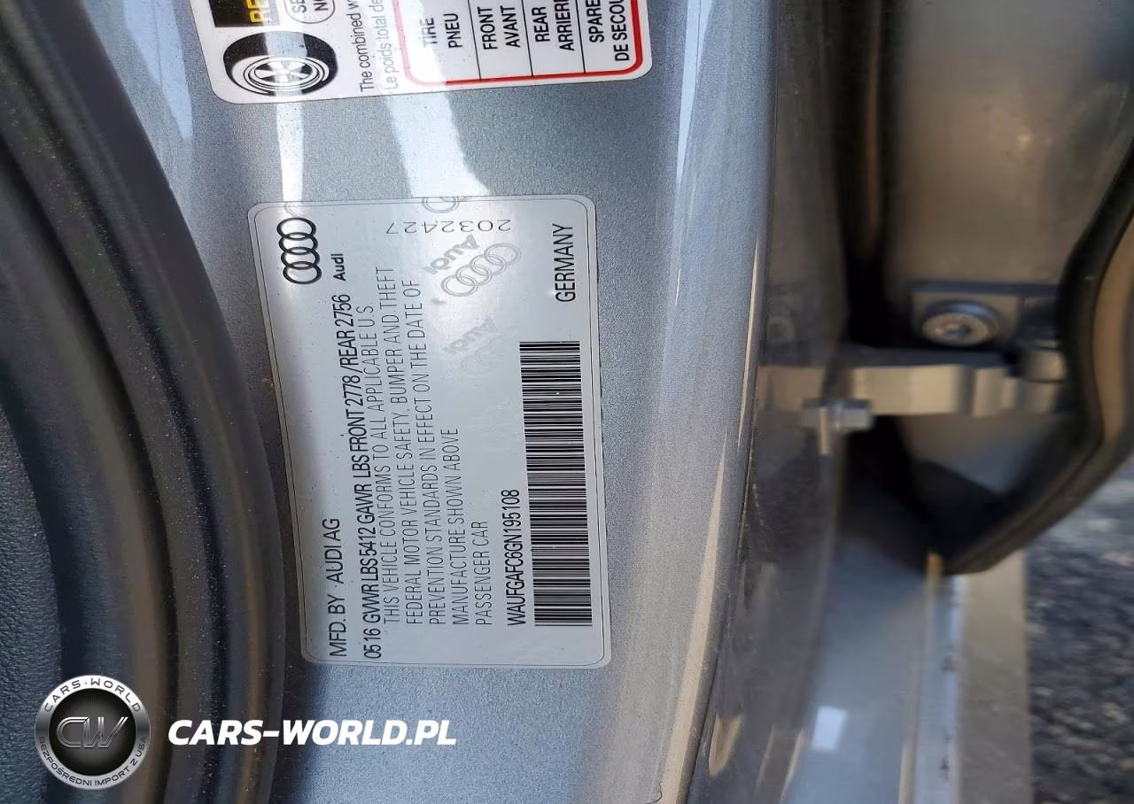 2016 Audi A6 Premium Plus VIN:WAUFGAFC6GN195108 - 12