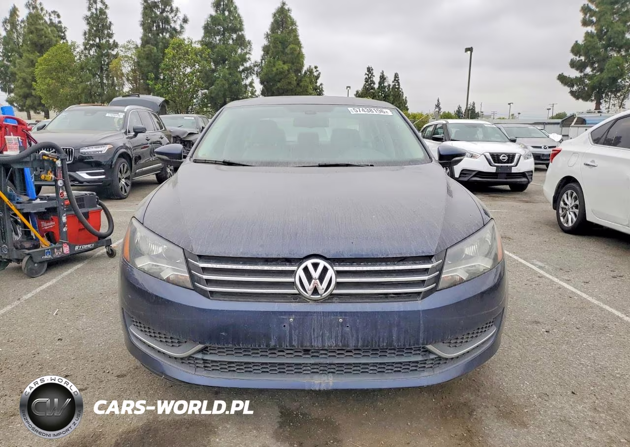 2012 Volkswagen Passat Se VIN:1VWBP7A35CC098500 - 5