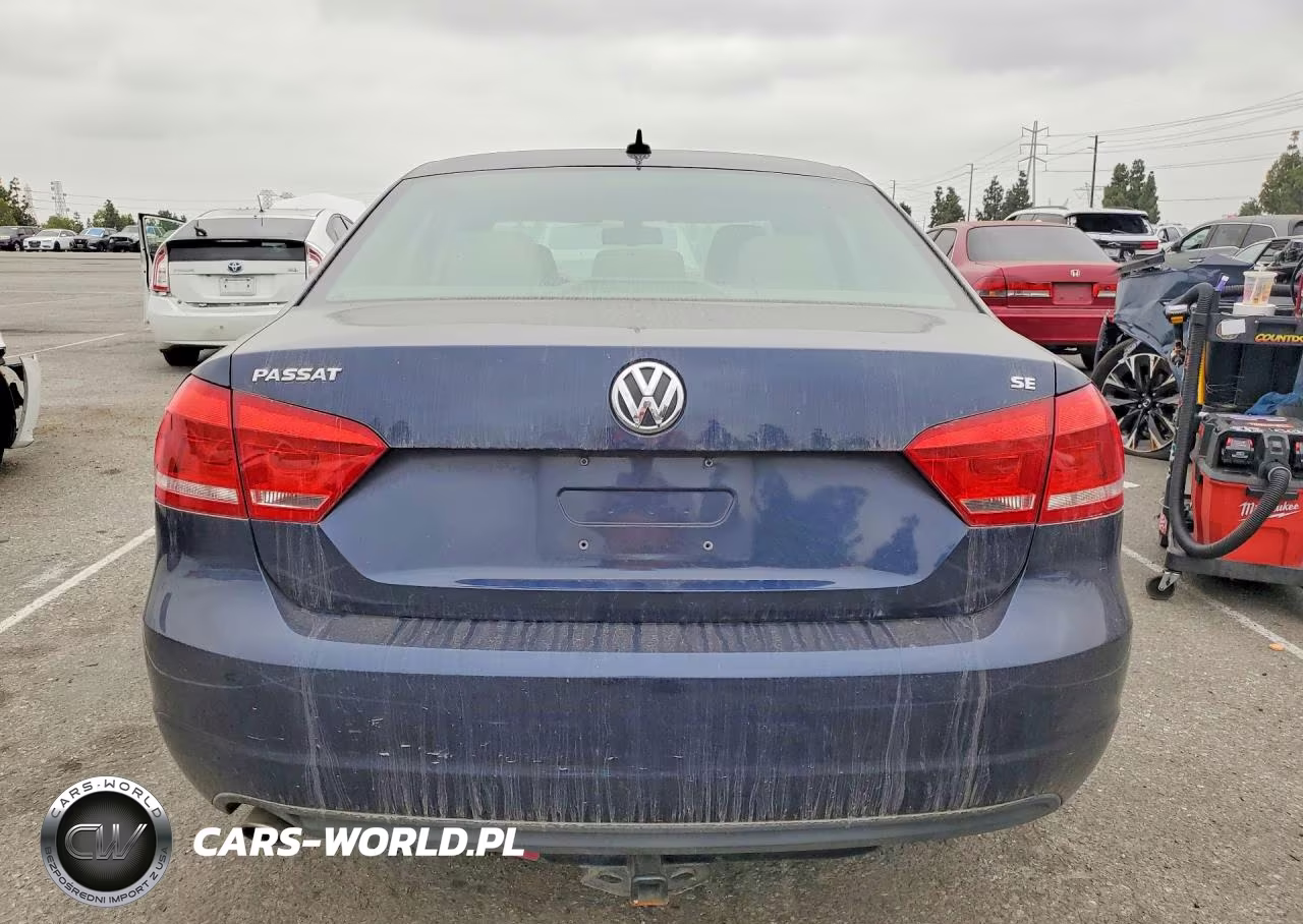 2012 Volkswagen Passat Se VIN:1VWBP7A35CC098500 - 6