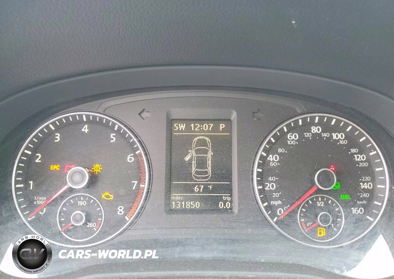 2012 Volkswagen Passat Se VIN:1VWBP7A35CC098500 - 9