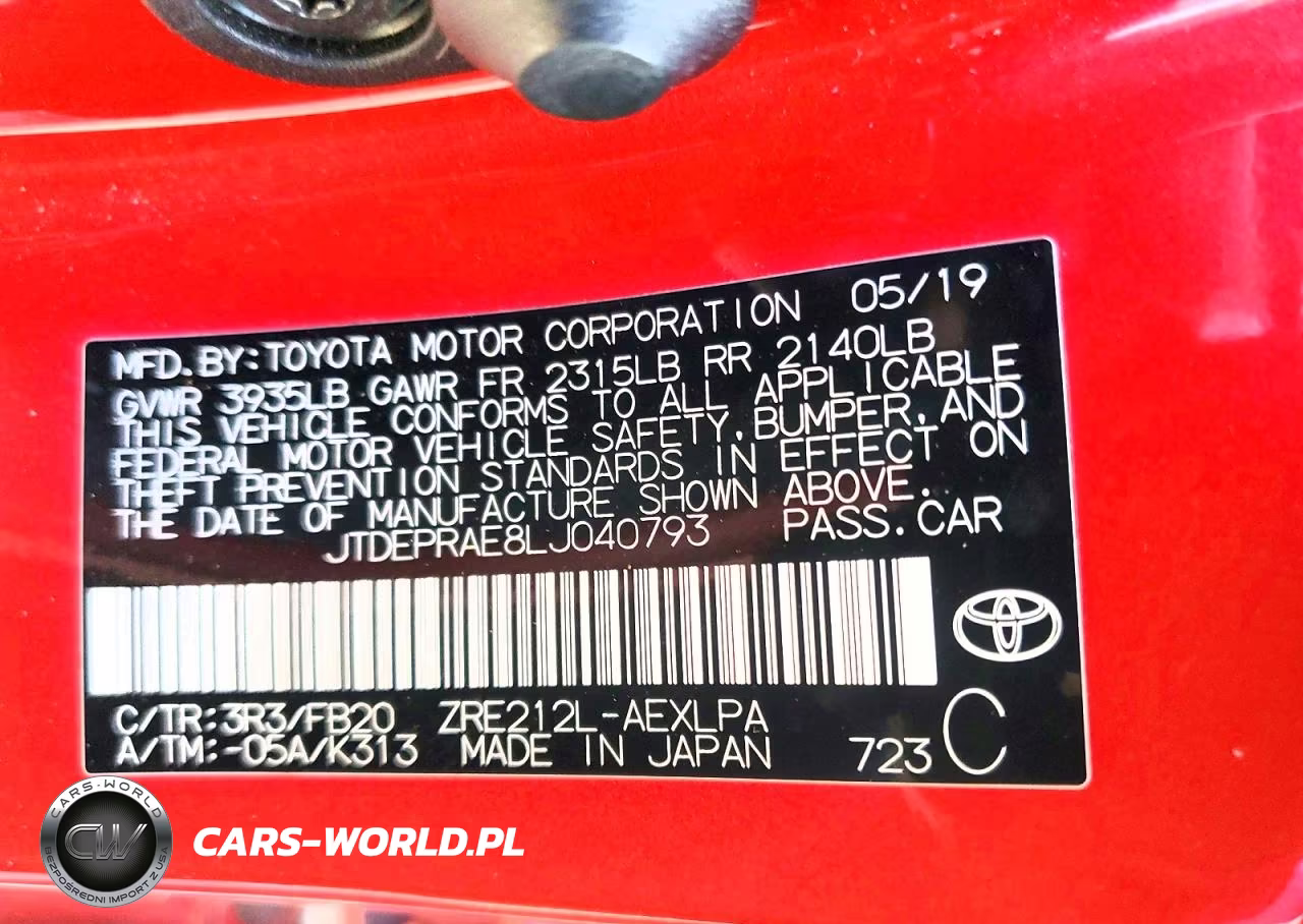 2020 Toyota Corolla Le VIN:JTDEPRAE8LJ040793 - 12