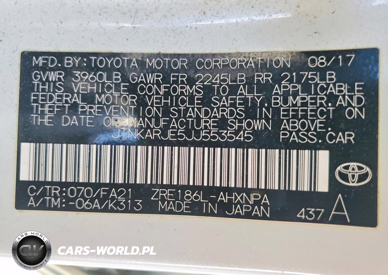 2018 Toyota Corolla Im VIN:JTNKARJE5JJ553545 - 13