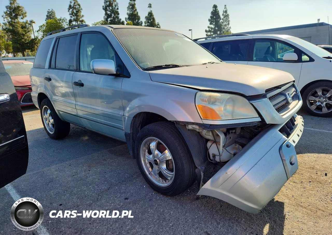 2003 Honda Pilot Exl VIN:2HKYF18513H596962 - 4