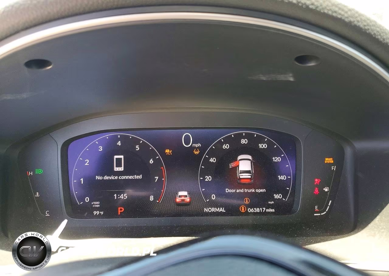 2022 Honda Civic Touring VIN:2HGFE1F90NH304067 - 9