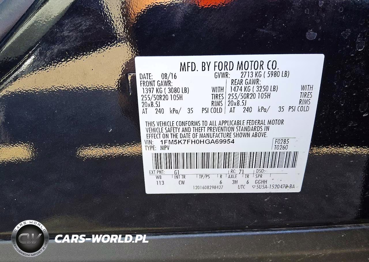 2017 Ford Explorer Limited VIN:1FM5K7FH0HGA69954 - 13