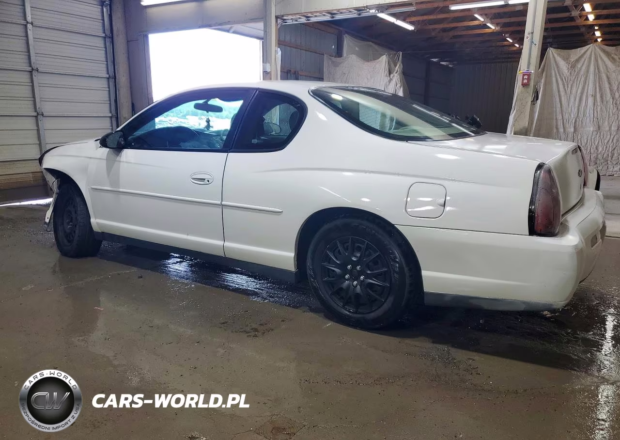 2003 Chevrolet Monte Carlo Ls VIN:2G1WW12E639102557 - 2