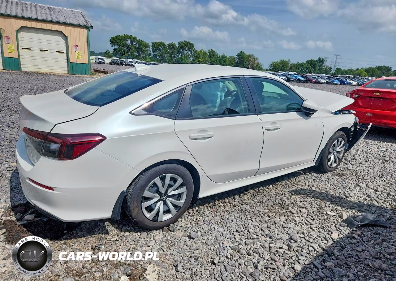 2026 Honda Civic Lx VIN:2HGFE2F27TH529544 - 3