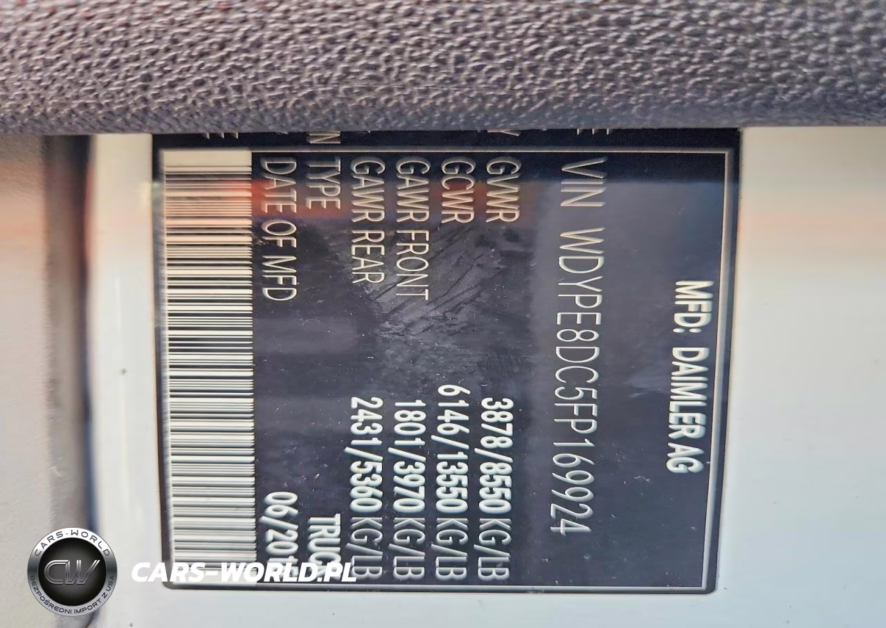 2015 Freightliner Sprinter 2500 Refrigerated Delivery Van VIN:WDYPE8DC5FP169924 - 13