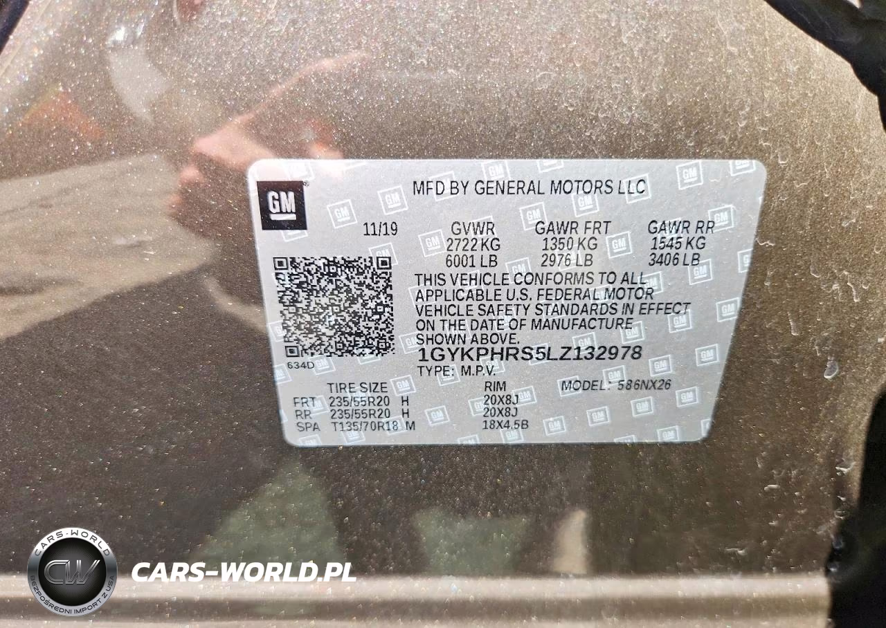 2020 Cadillac Xt6 Sport VIN:1GYKPHRS5LZ132978 - 14