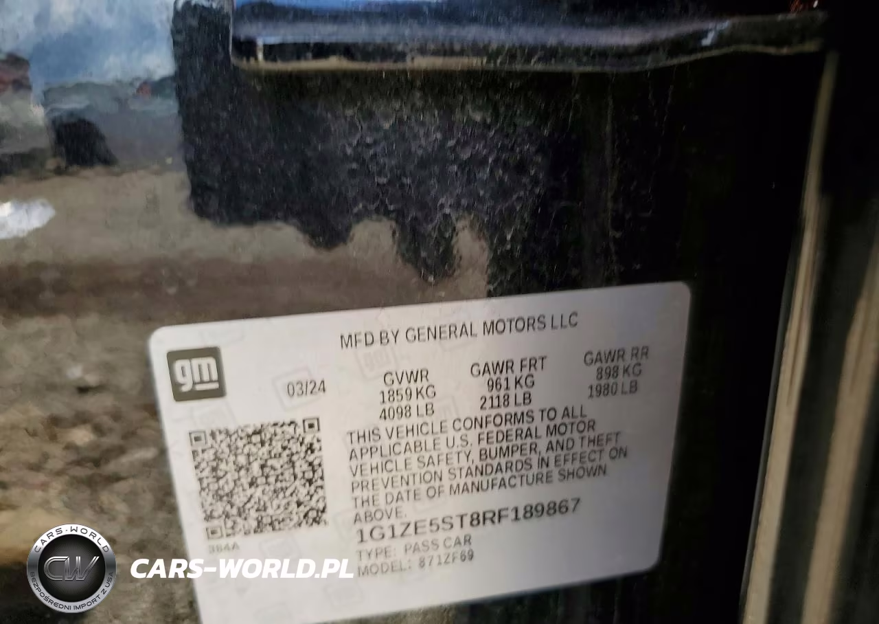 2024 Chevrolet Malibu Premier VIN:1G1ZE5ST8RF189867 - 12