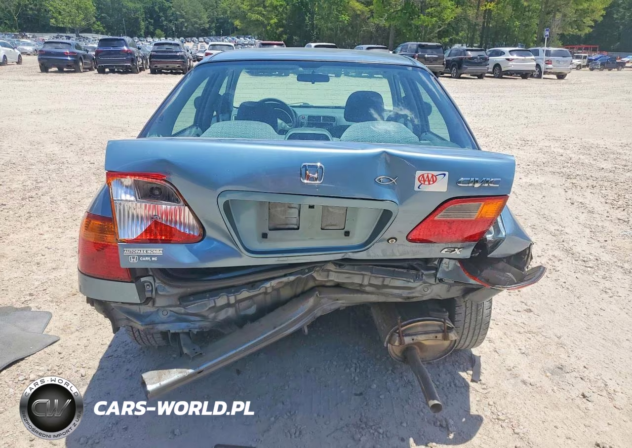 2000 Honda Civic Ex VIN:1HGEJ8642YL040507 - 6