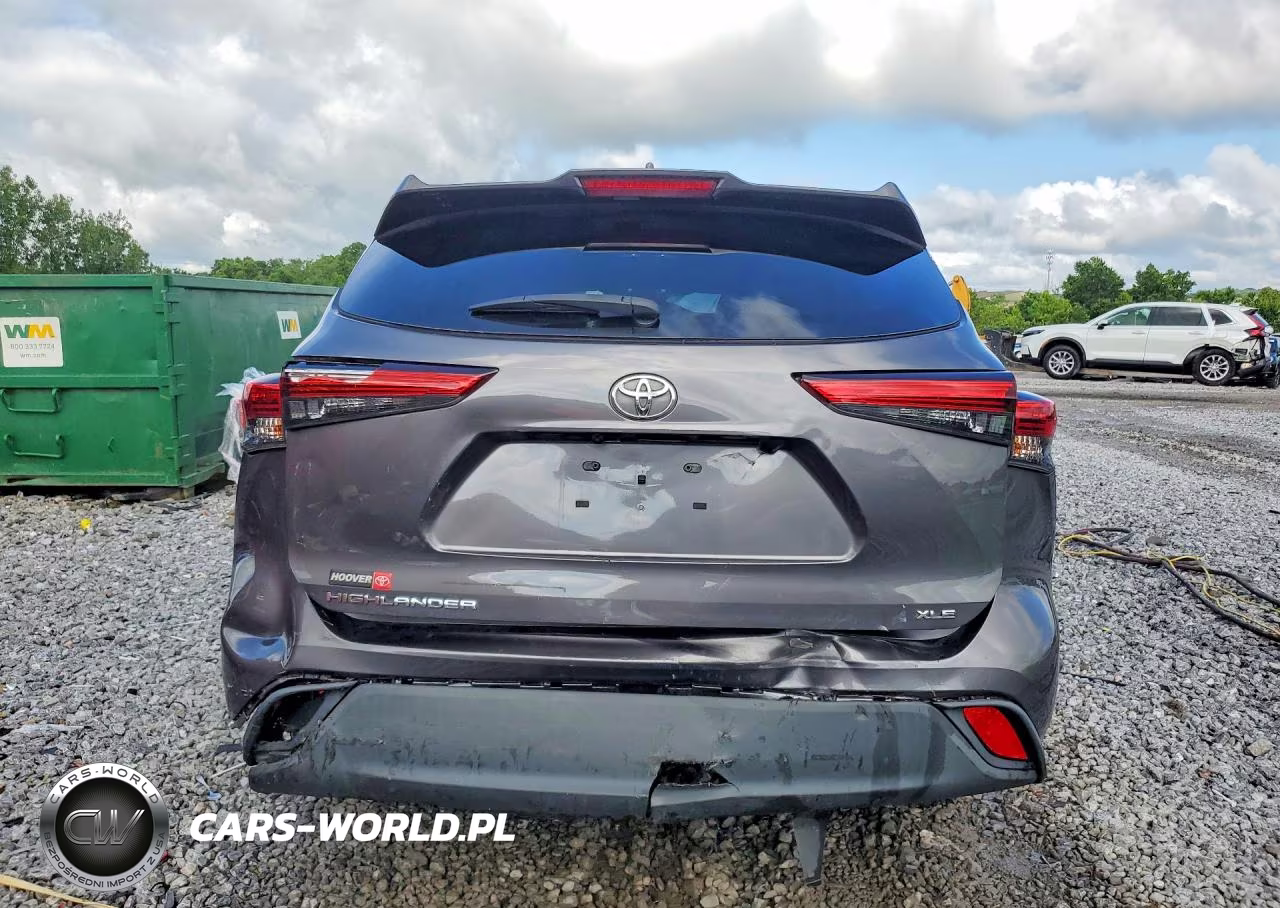 2021 Toyota Highlander Xle VIN:5TDGZRAH9MS518351 - 6