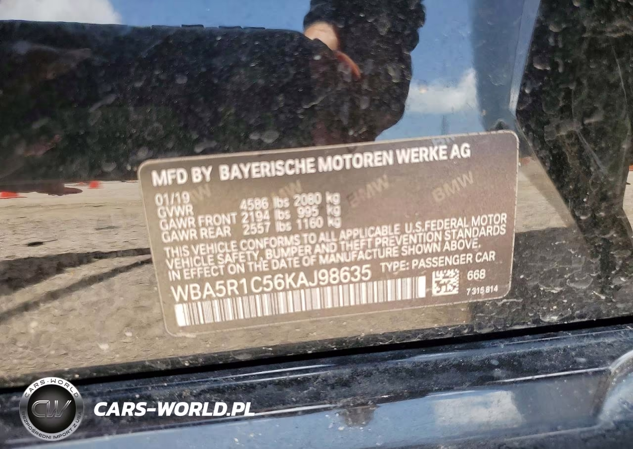 2019 BMW 330I VIN:WBA5R1C56KAJ98635 - 12