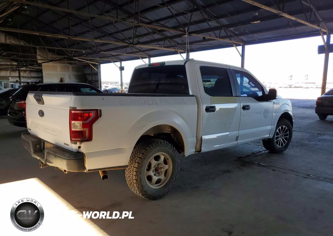 2019 Ford F150 Police Responder Xl 4Wd 3.5L V6 VIN:1FTEW1P47KKE85652 - 3