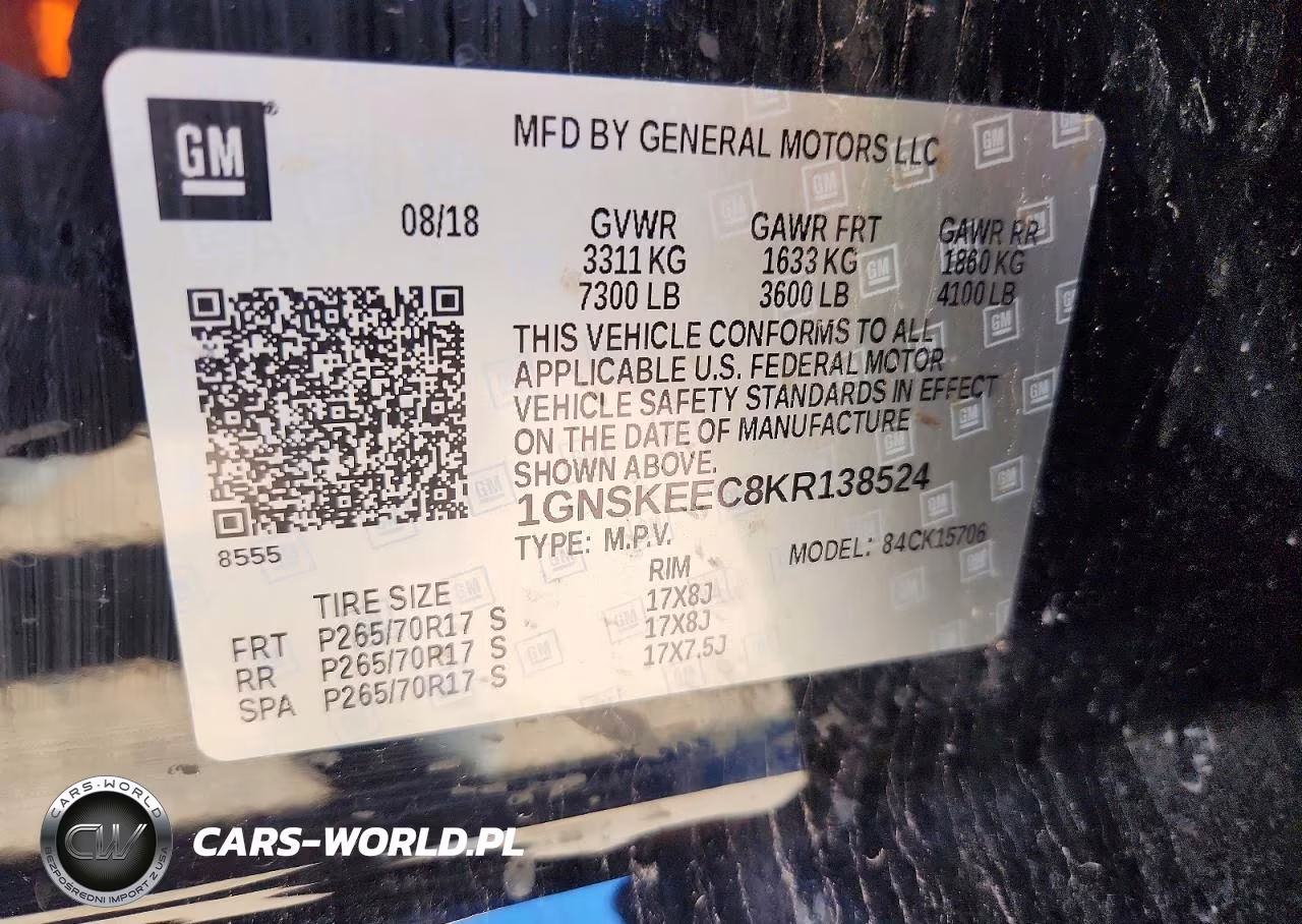 2019 Chevrolet Taho Lt VIN:1GNSKEEC8KR138524 - 13