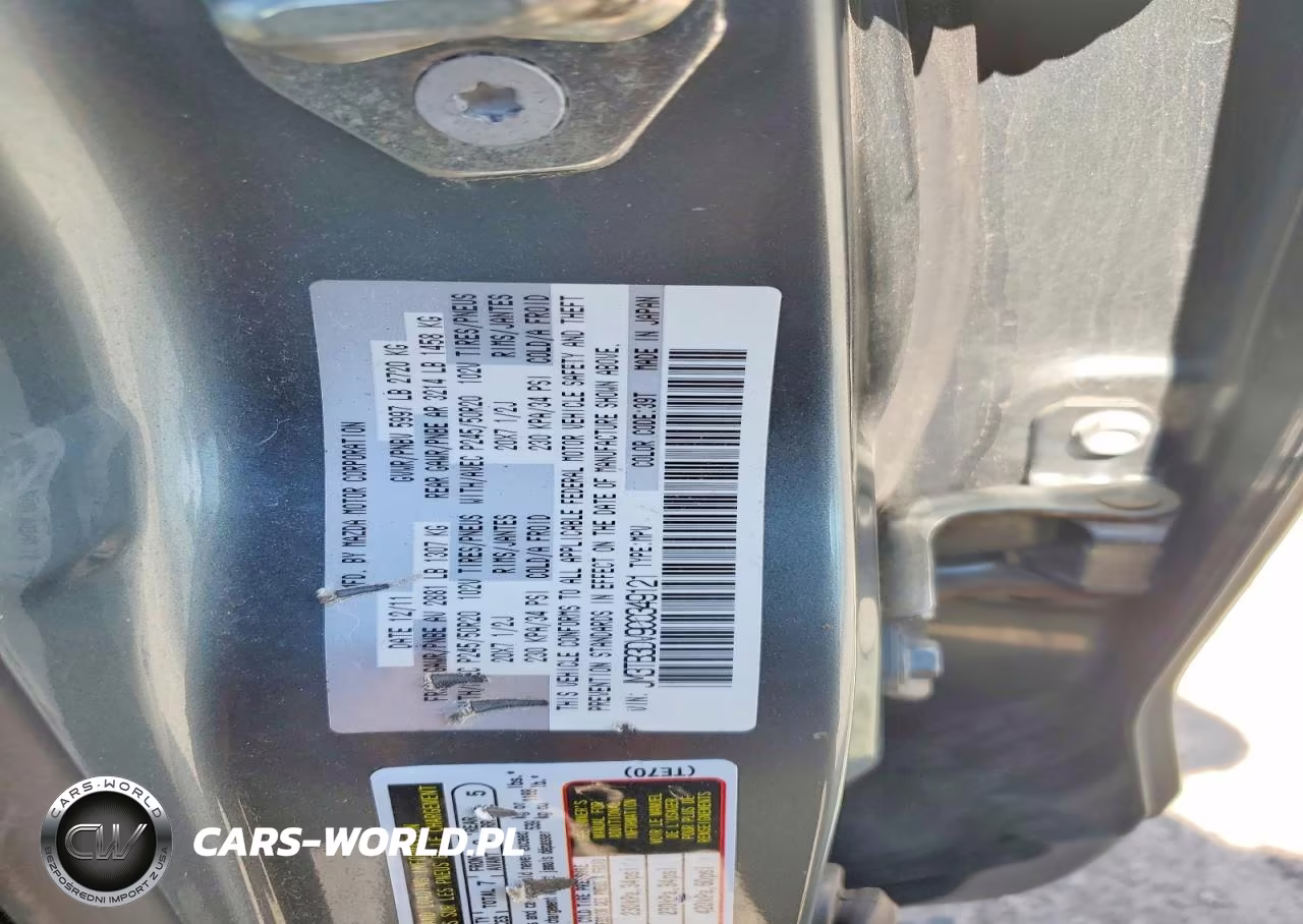 2012 Mazda Cx-9 VIN:JM3TB3DV9C0349121 - 13