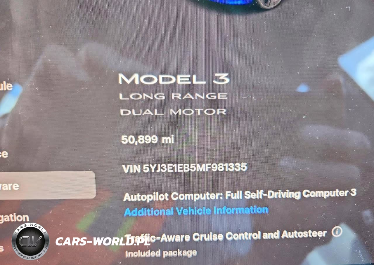 2021 Tesla Model 3 VIN:5YJ3E1EB5MF981335 - 9