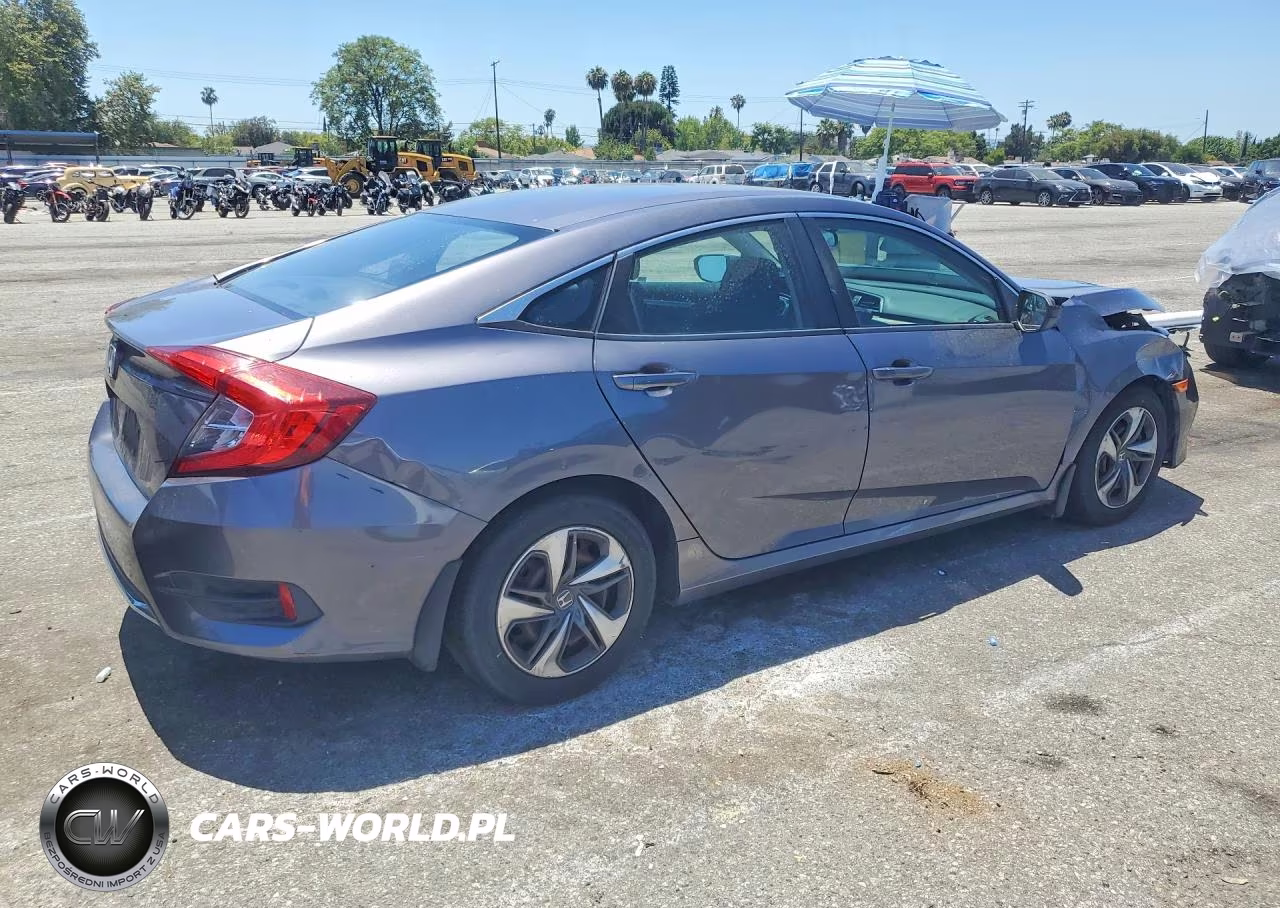 2019 Honda Civic Lx VIN:2HGFC2F63KH558403 - 3