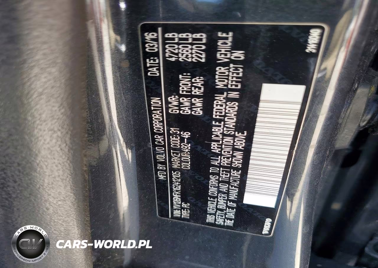 2016 Volvo S60 Premier VIN:YV126MFK1G2412105 - 12
