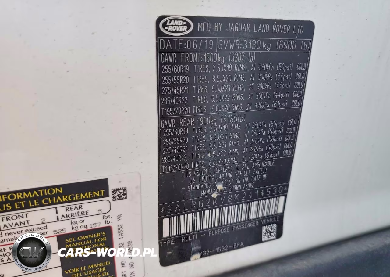 2019 Land Rover Discovery Se VIN:SALRG2RV8K2414530 - 12