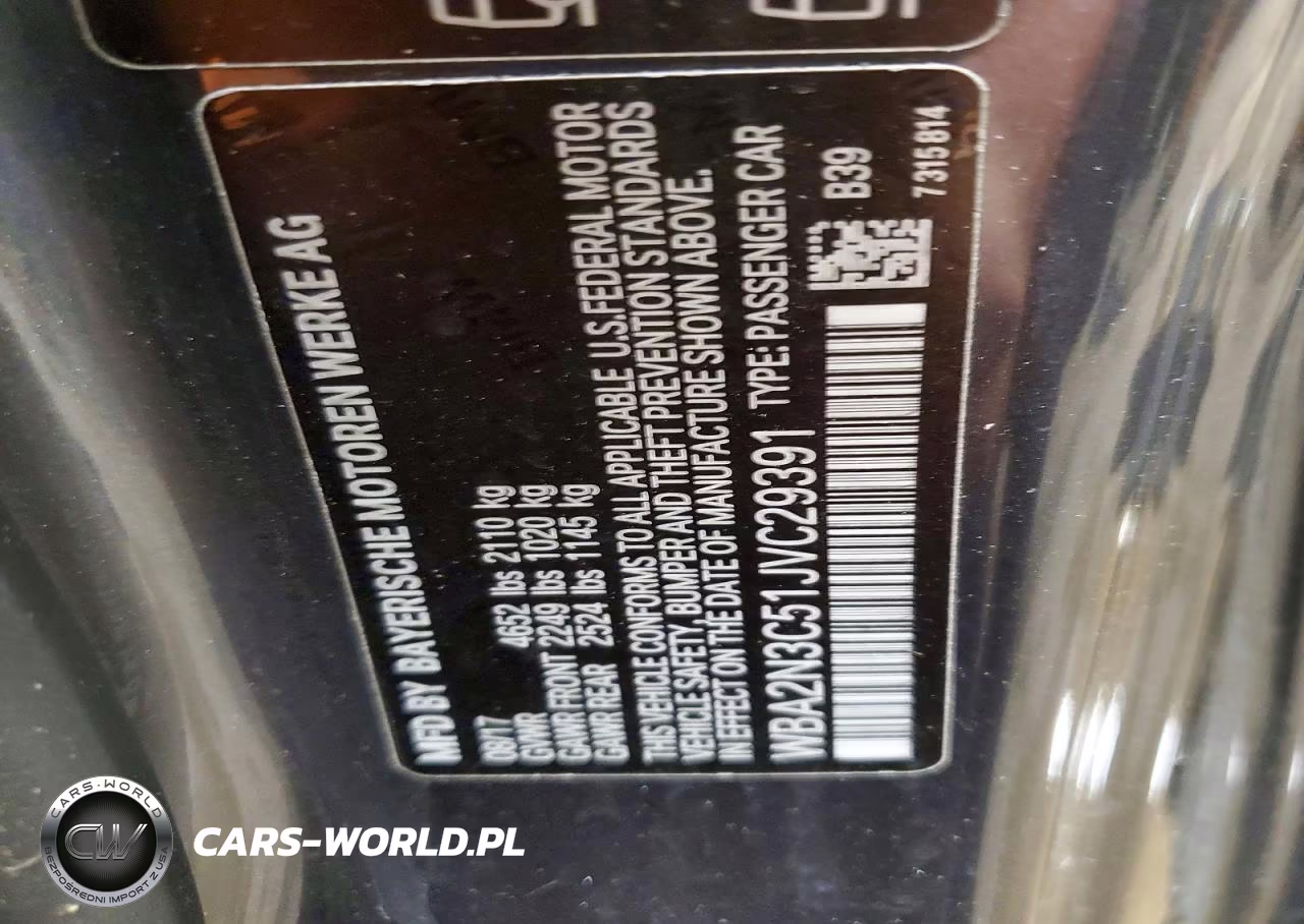 2018 BMW M240Xi VIN:WBA2N3C51JVC29391 - 12