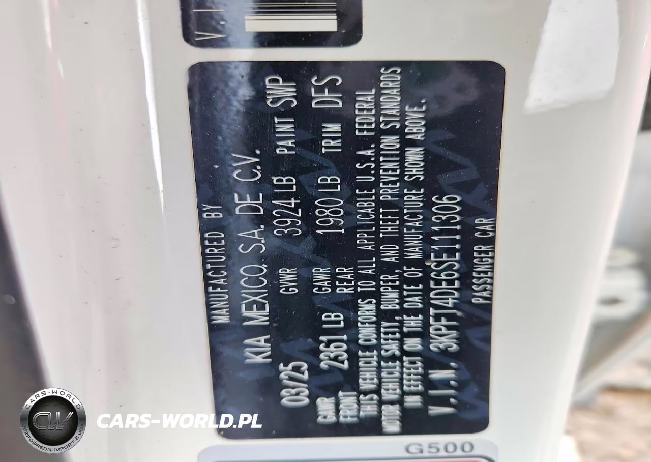 2025 Kia K4 Lxs VIN:3KPFT4DE6SE111306 - 12