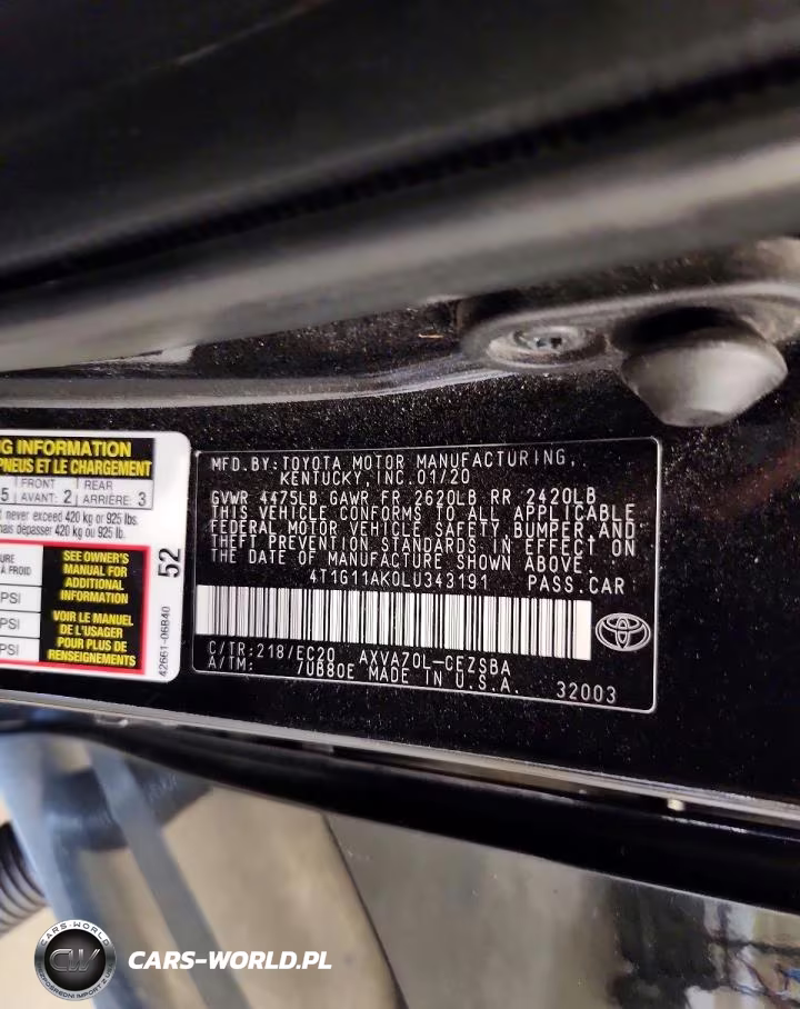 2020 Toyota Camry Se Nightshade VIN:4T1G11AK0LU343191 - 12