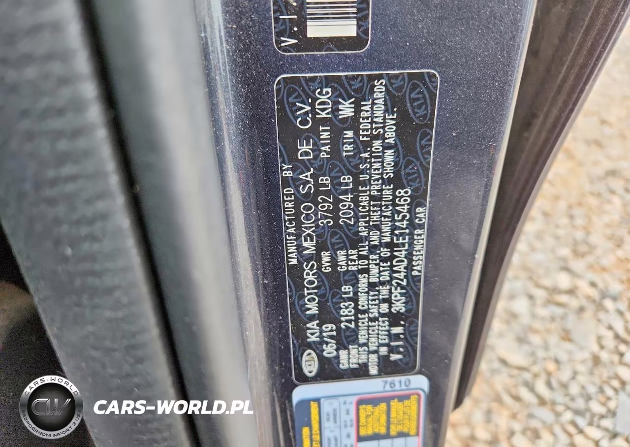 2020 Kia Forte Lxs VIN:3KPF24AD4LE145468 - 12