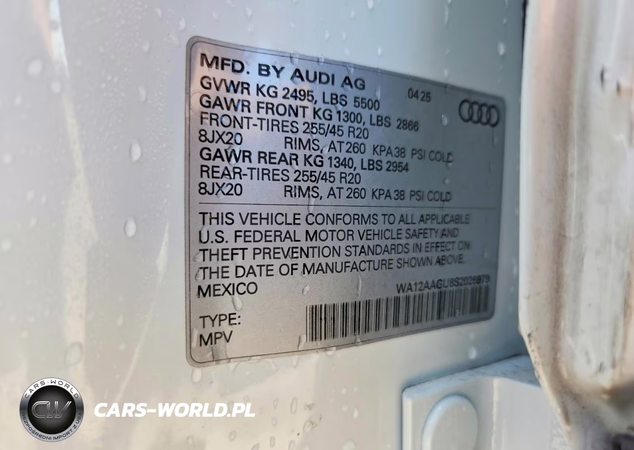 2025 Audi Q5 Premium Plus VIN:WA12AAGU8S2026979 - 12