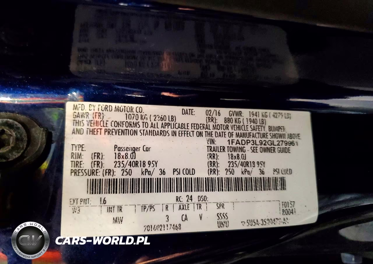 2016 Ford Focus St VIN:1FADP3L92GL279961 - 13