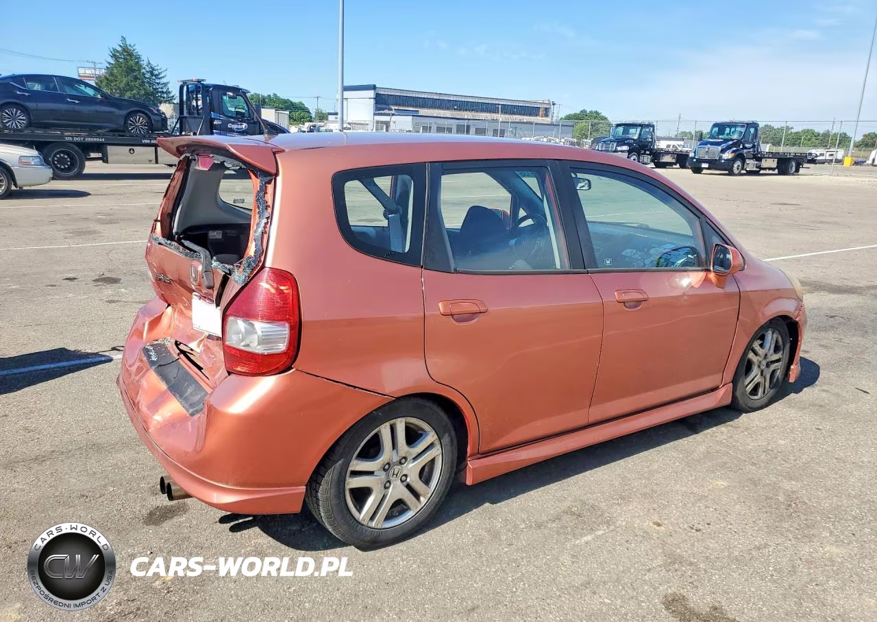 2008 Honda Fit Sport VIN:JHMGD38668S004503 - 3