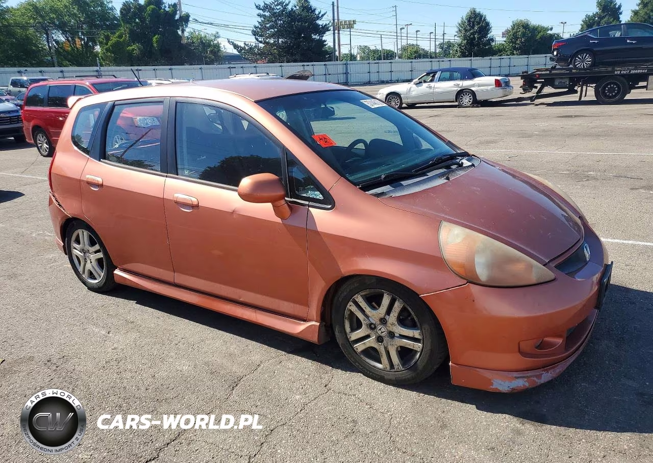2008 Honda Fit Sport VIN:JHMGD38668S004503 - 4