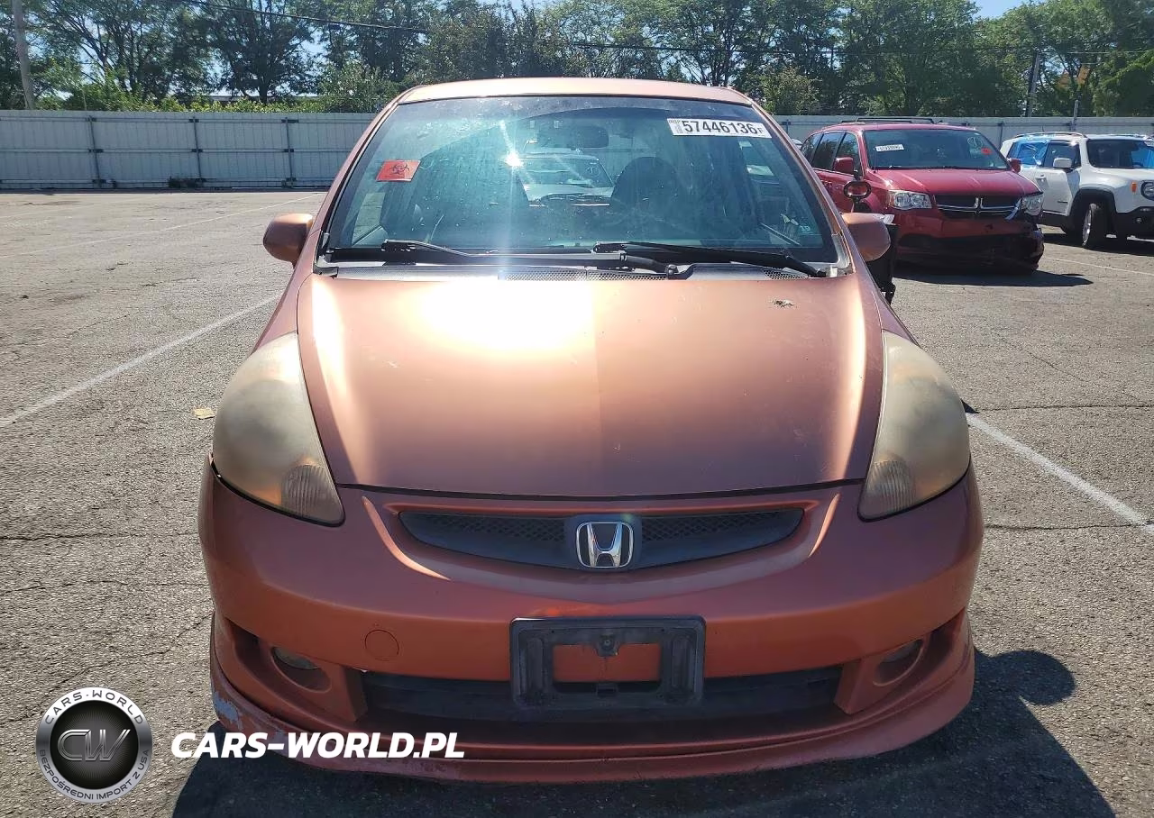 2008 Honda Fit Sport VIN:JHMGD38668S004503 - 5